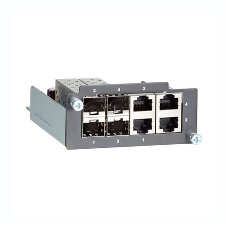 Moxa Gigabit Ethernet Module W/ 4 10/100/1000Baset(X) Or 1000Basesfp PM-7200-4GTXSFP